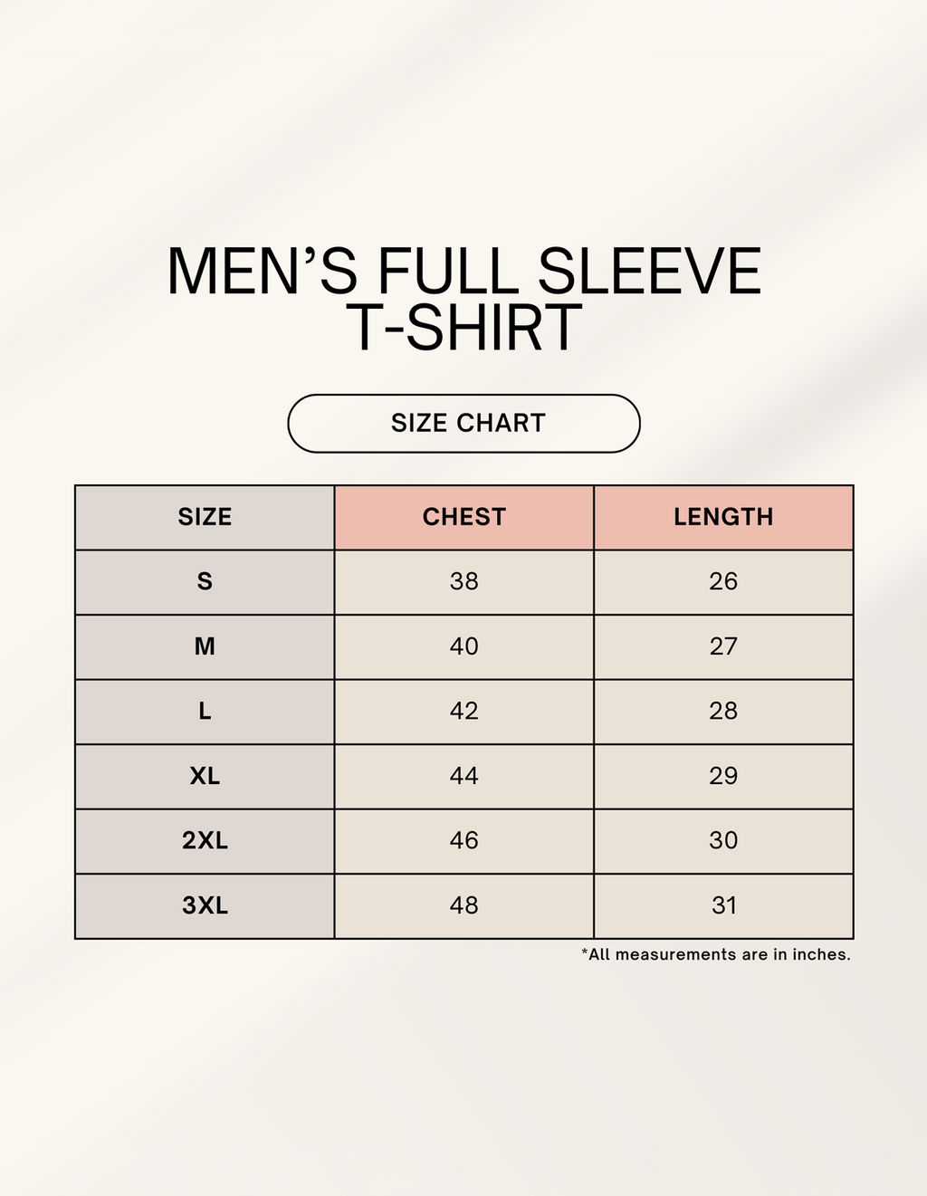 Slow And Serious Men's Full Sleeve T-Shirt