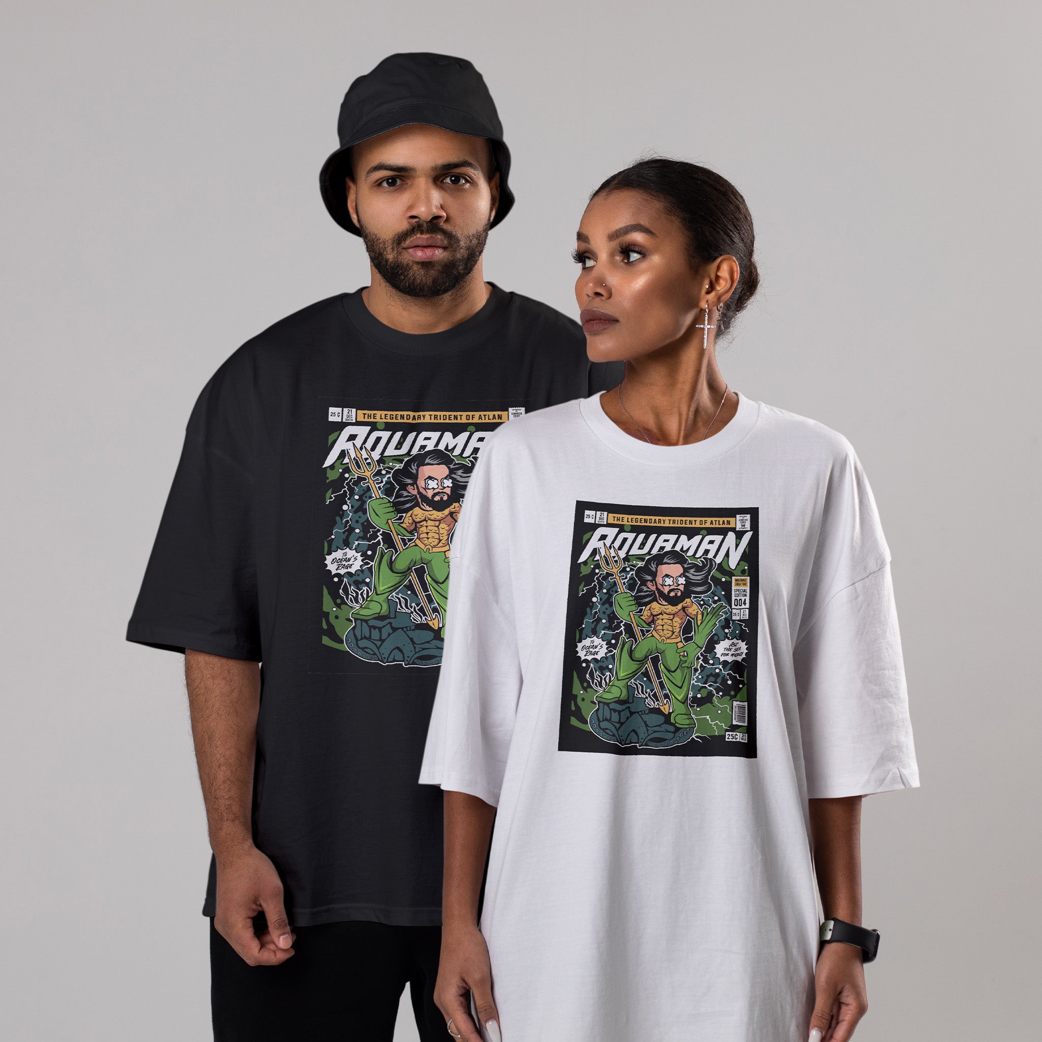 Aquaman Unisex Oversized Classic T-Shirt