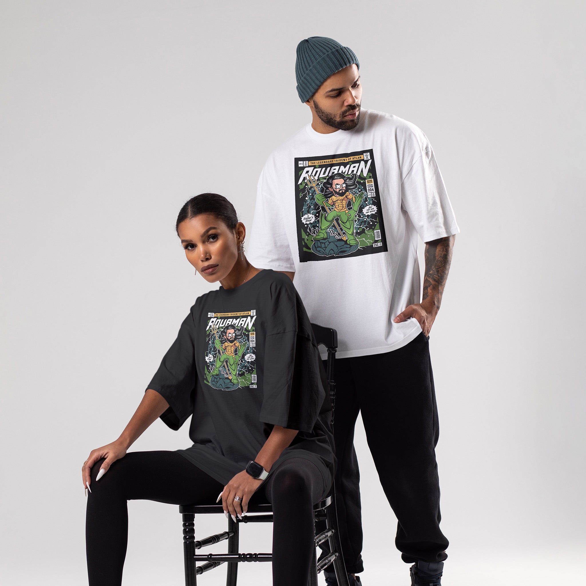 Aquaman Unisex Oversized Classic T-Shirt