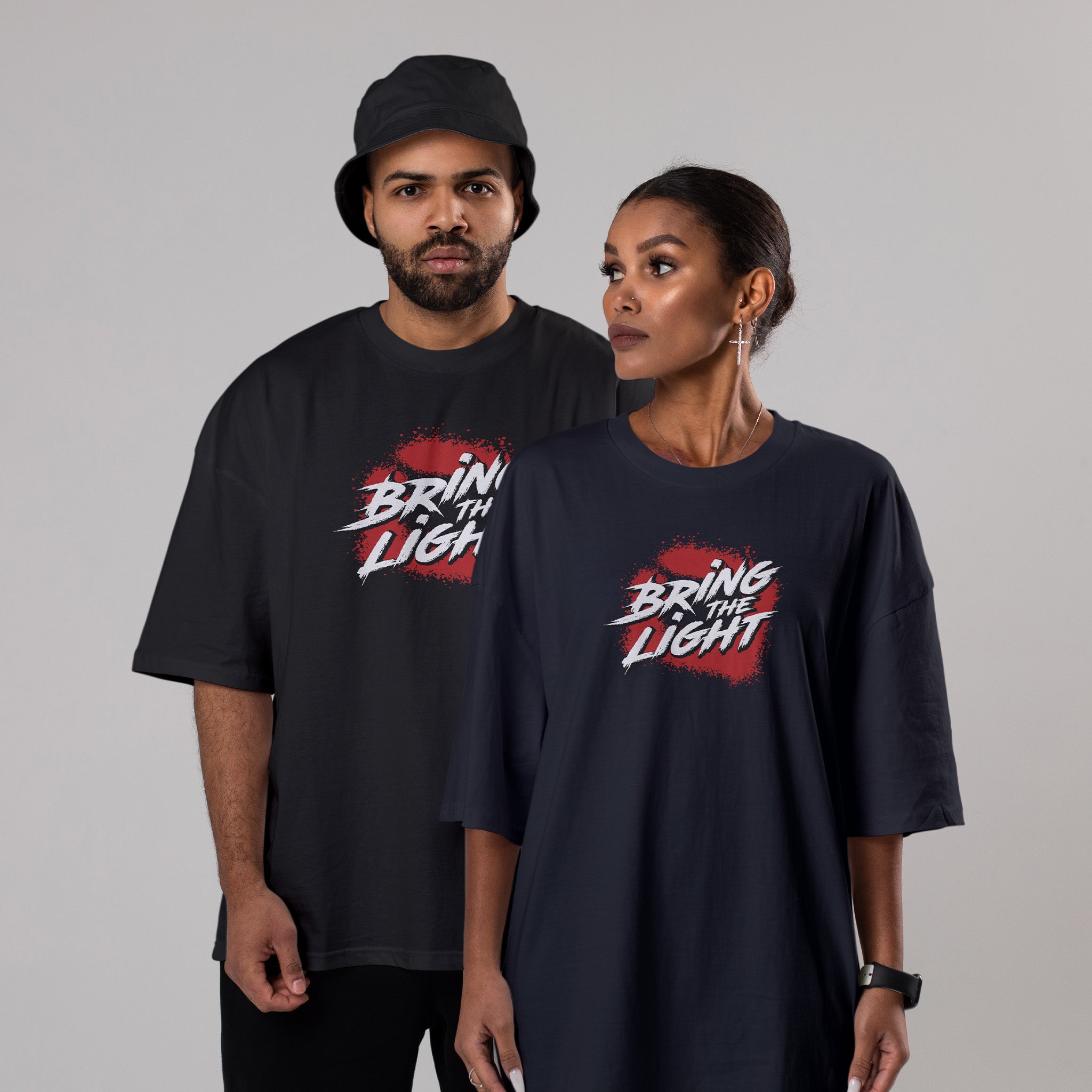 BRING THE LIGHT Unisex Oversized Classic T-Shirt