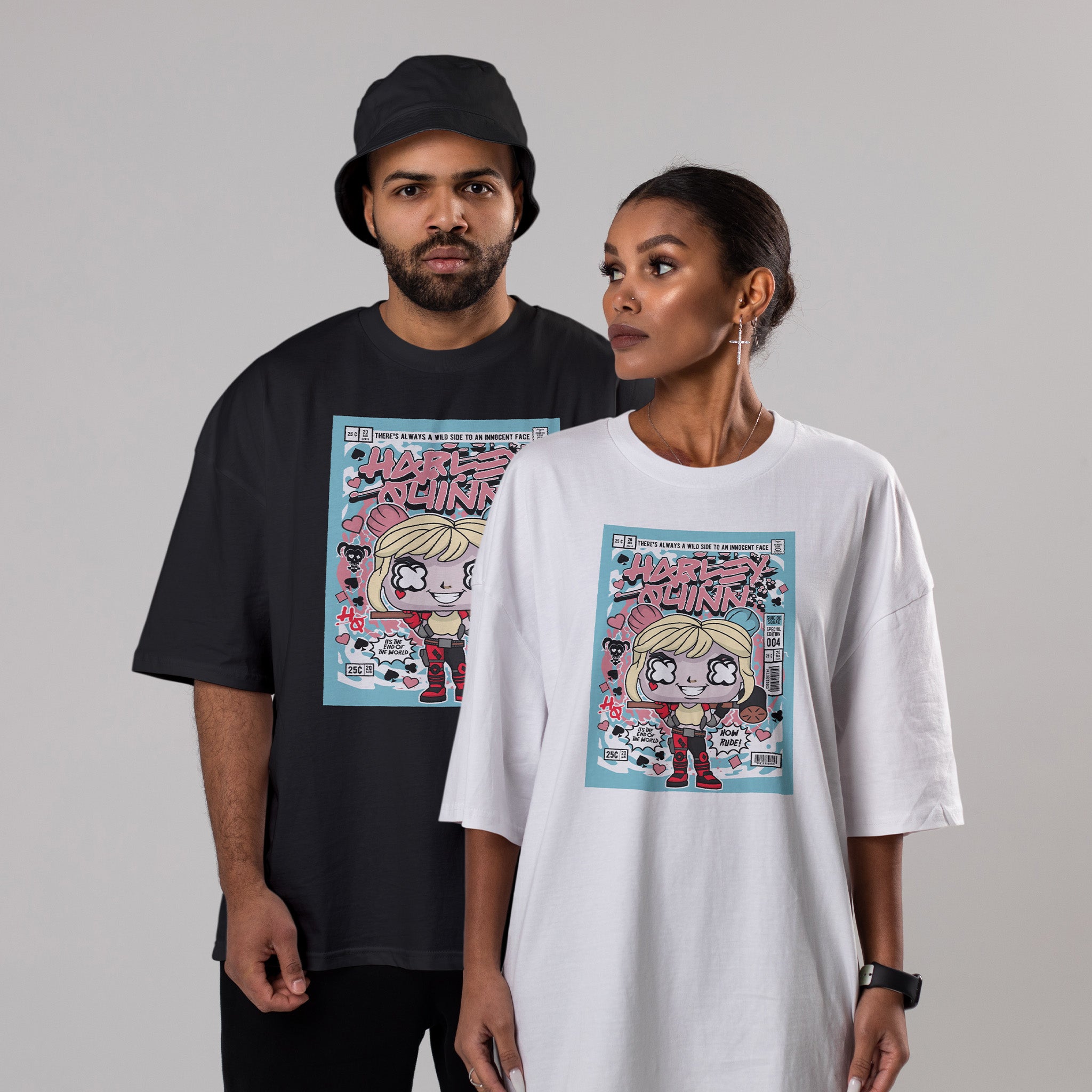 Harley Quinn Unisex Oversized Classic T-Shirt