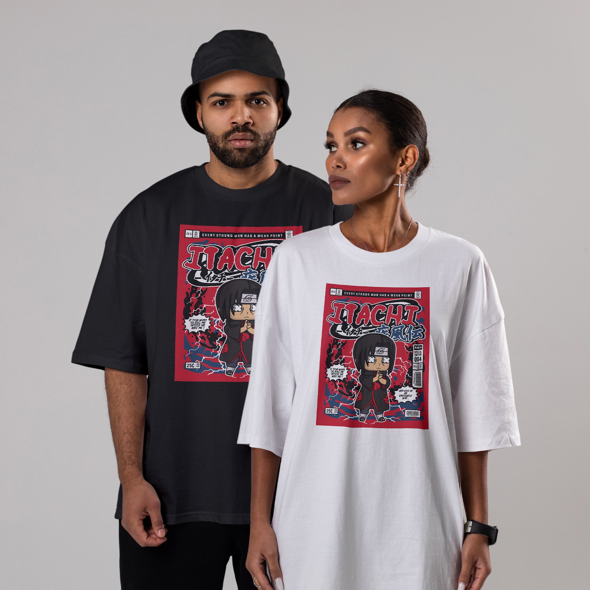 Itachi Uchiha Unisex Oversized Classic T-Shirt