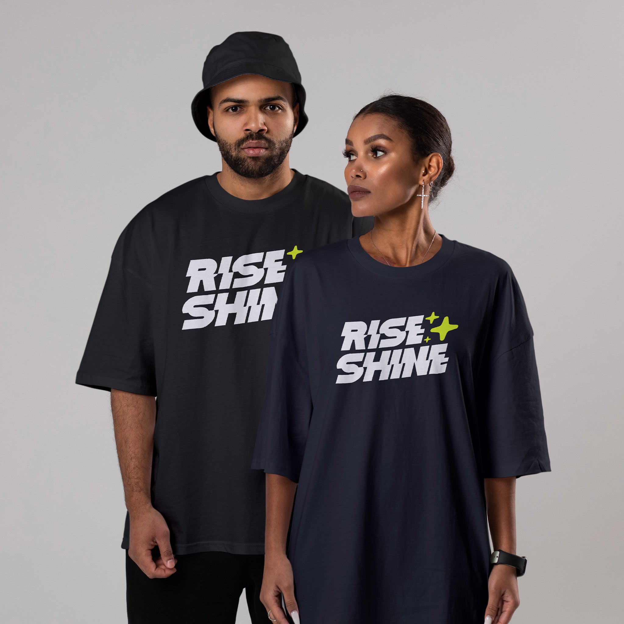 RISE & SHINE Unisex Oversized Classic T-Shirt