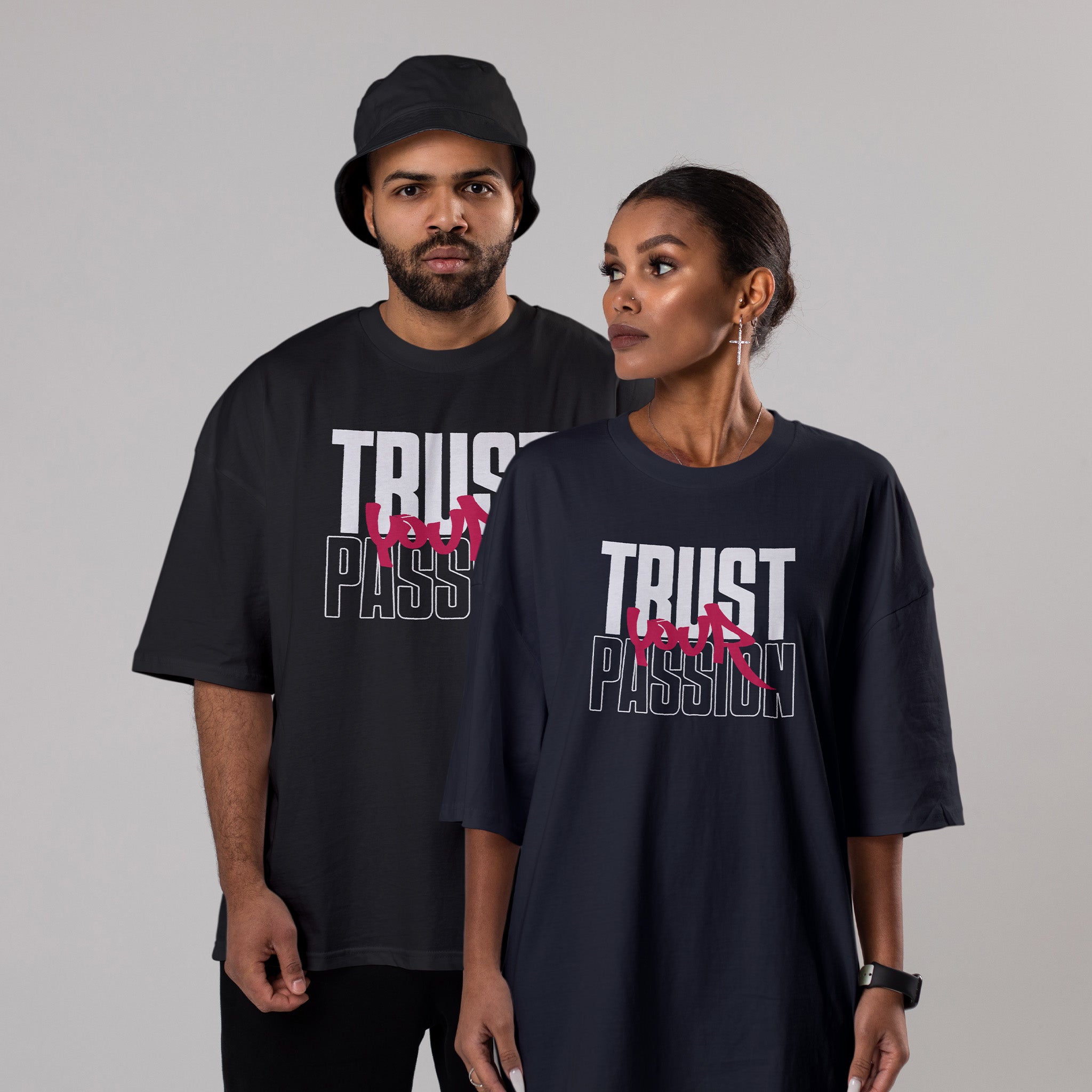 TRUST YOUR PASSION Unisex Oversized Classic T-Shirt