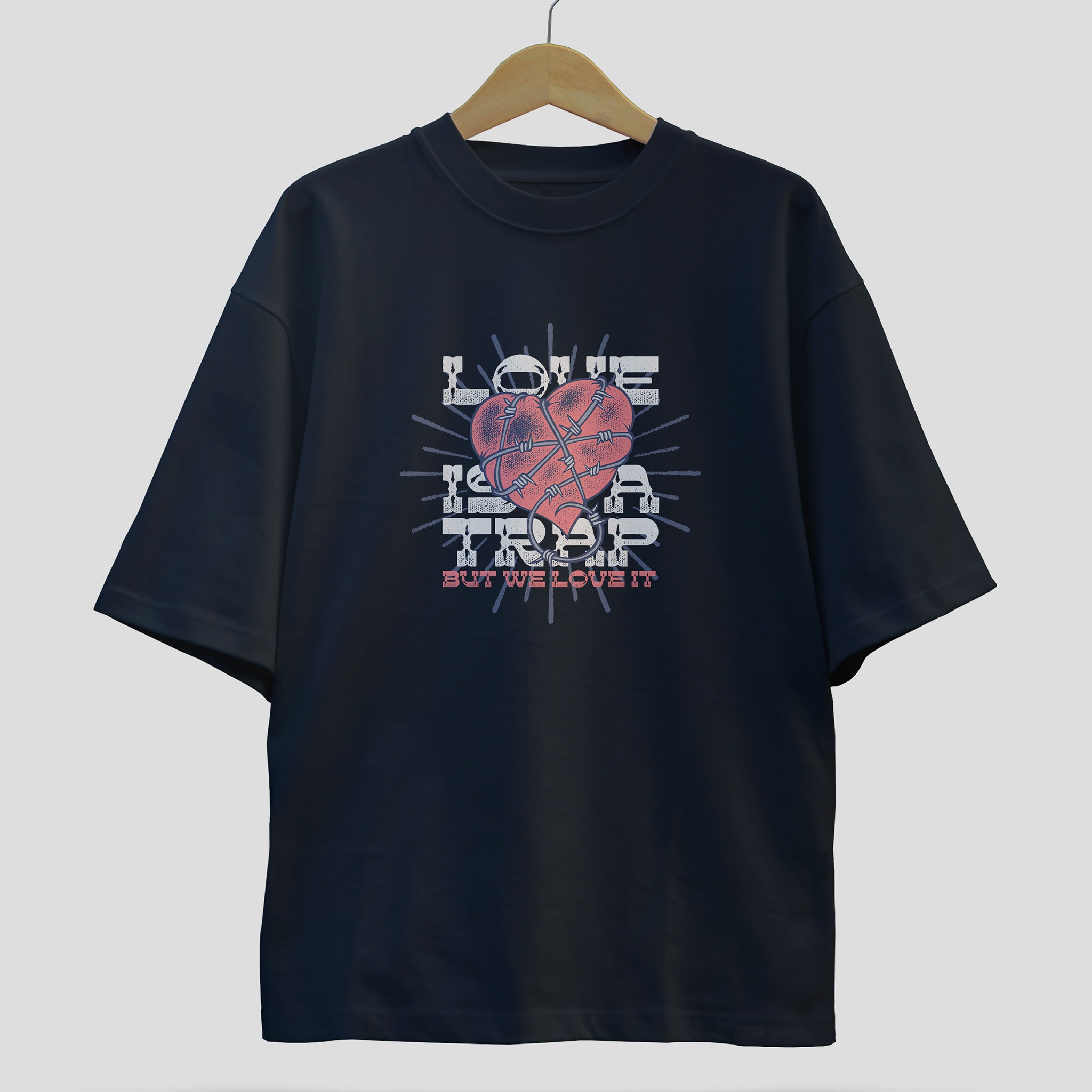 LOVE TRAP Unisex Oversized Classic T-Shirt
