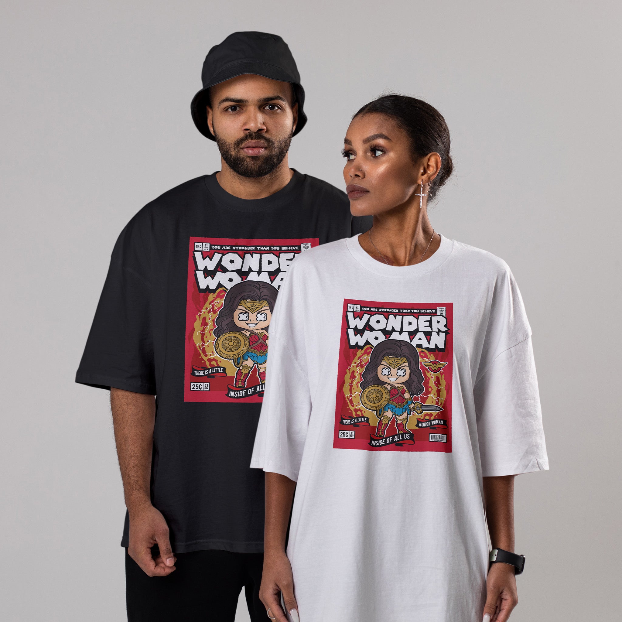 Wonder Woman Unisex Oversized Classic T-Shirt