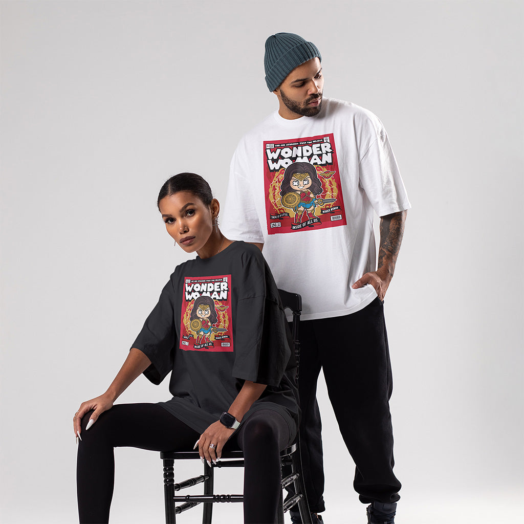 Wonder Woman Unisex Oversized Classic T-Shirt